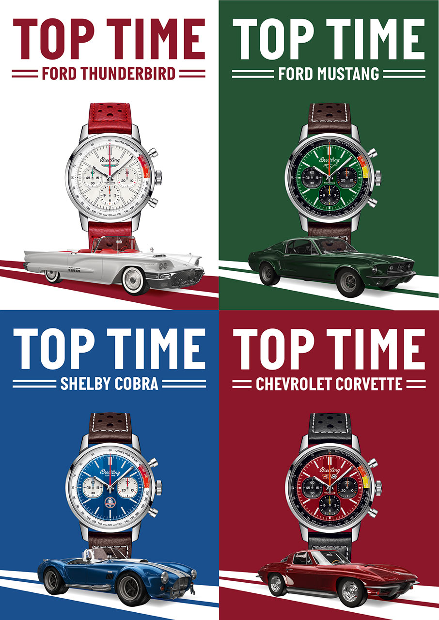 H υπέροχη vintage αισθητική των χρονογράφων Top Time Classic Cars της Breitling-6