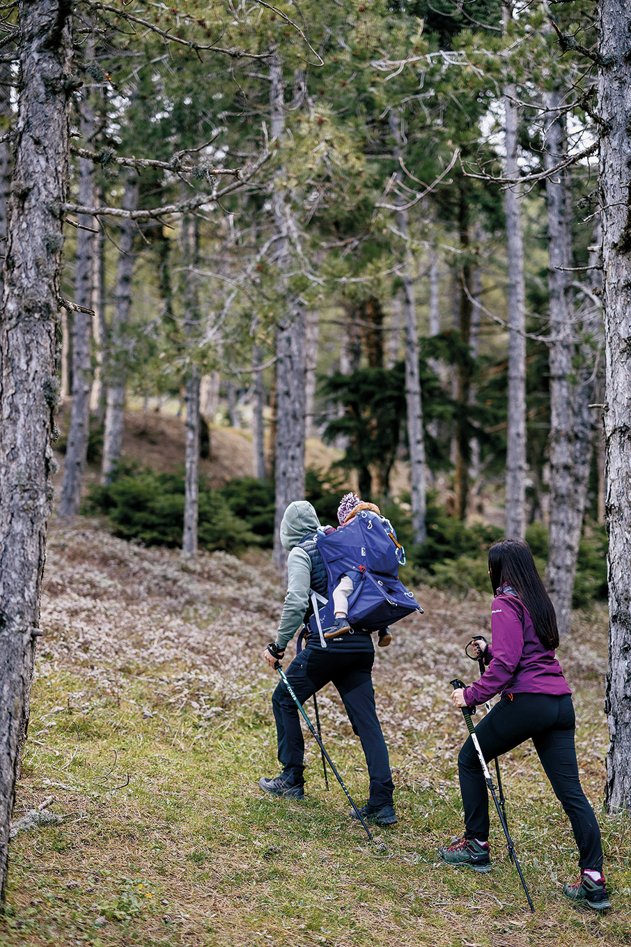 Πάρνηθα: Μια οικογένεια στα 1161 μ.-2