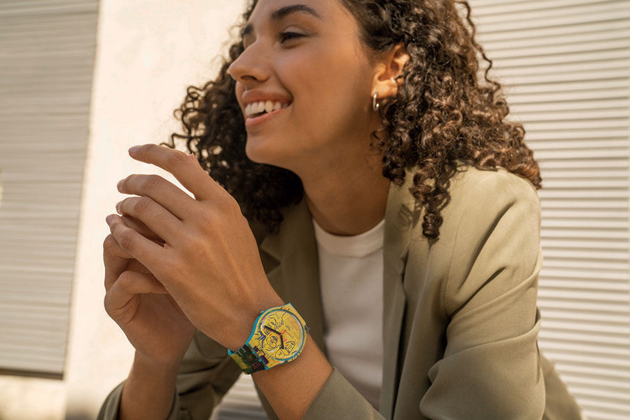 Τρία αριστουργήματα του Ζαν-Μισέλ Μπασκιά γίνονται ρολόγια από την Swatch-3