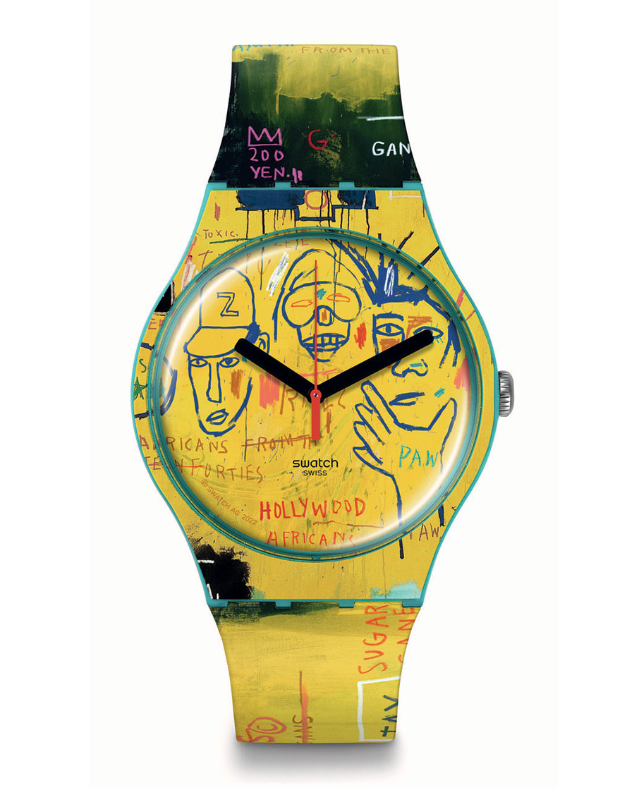 Τρία αριστουργήματα του Ζαν-Μισέλ Μπασκιά γίνονται ρολόγια από την Swatch-4