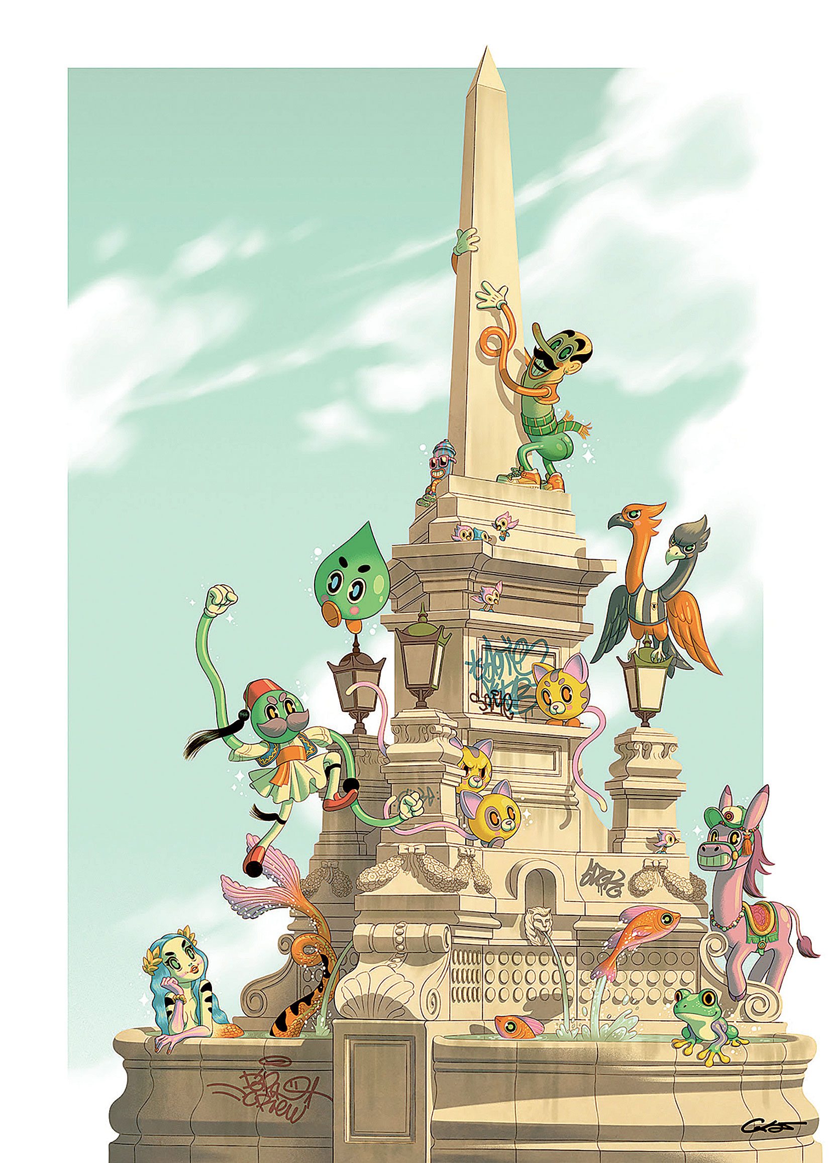 Φάλαινες στην Ανω Πόλη, ξωτικά στο Σιντριβάνι-2