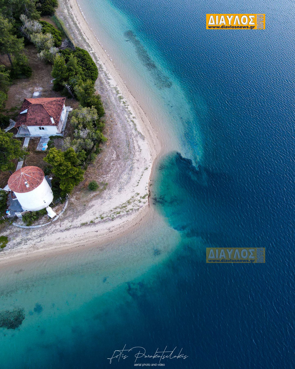 Ο σεισμός στην Αταλάντη «βύθισε» παραλία της Βόρειας Εύβοιας-1