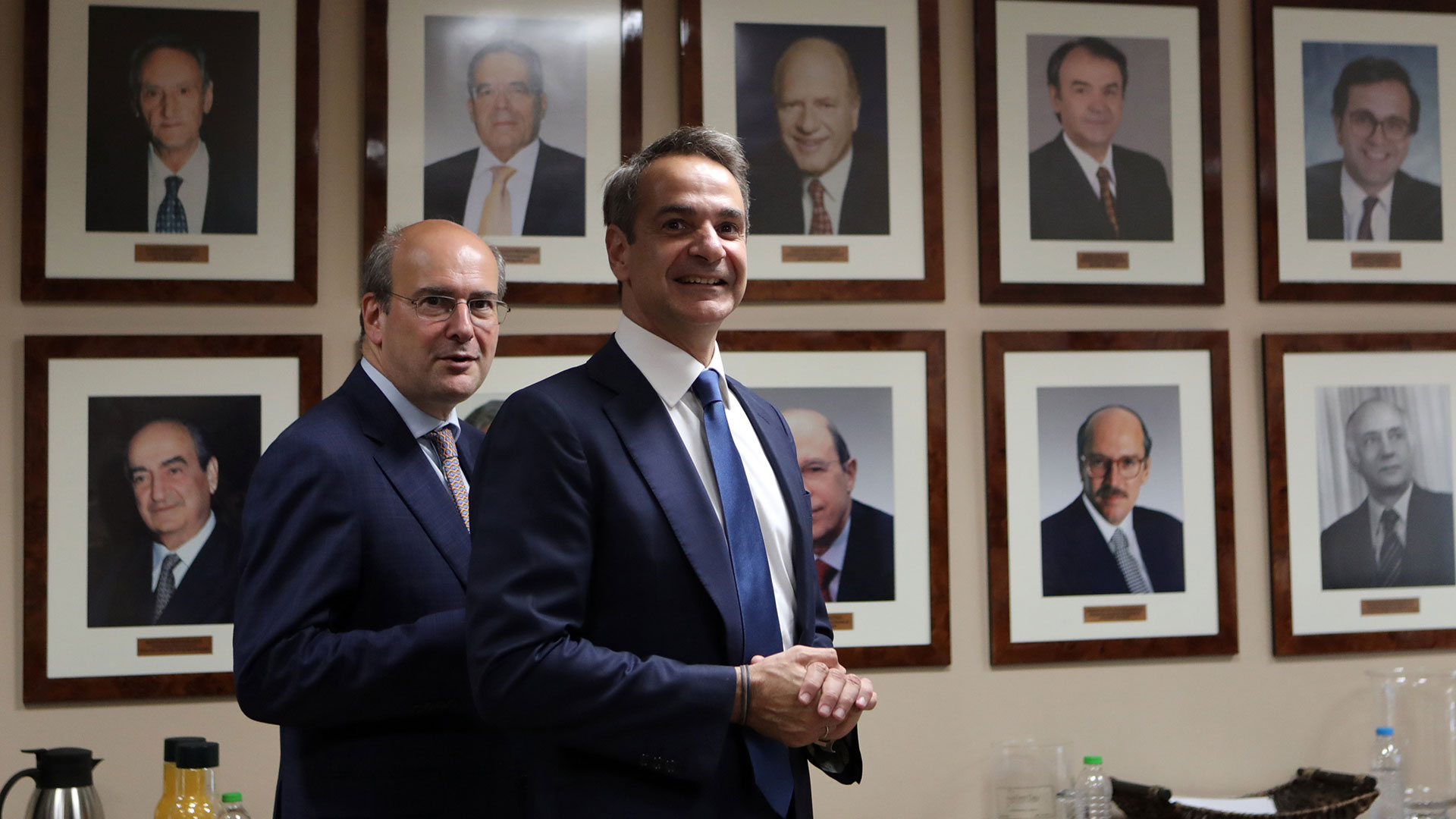 Κυριάκος Μητσοτάκης: Επίσκεψη στο υπουργείο Οικονομικών-1