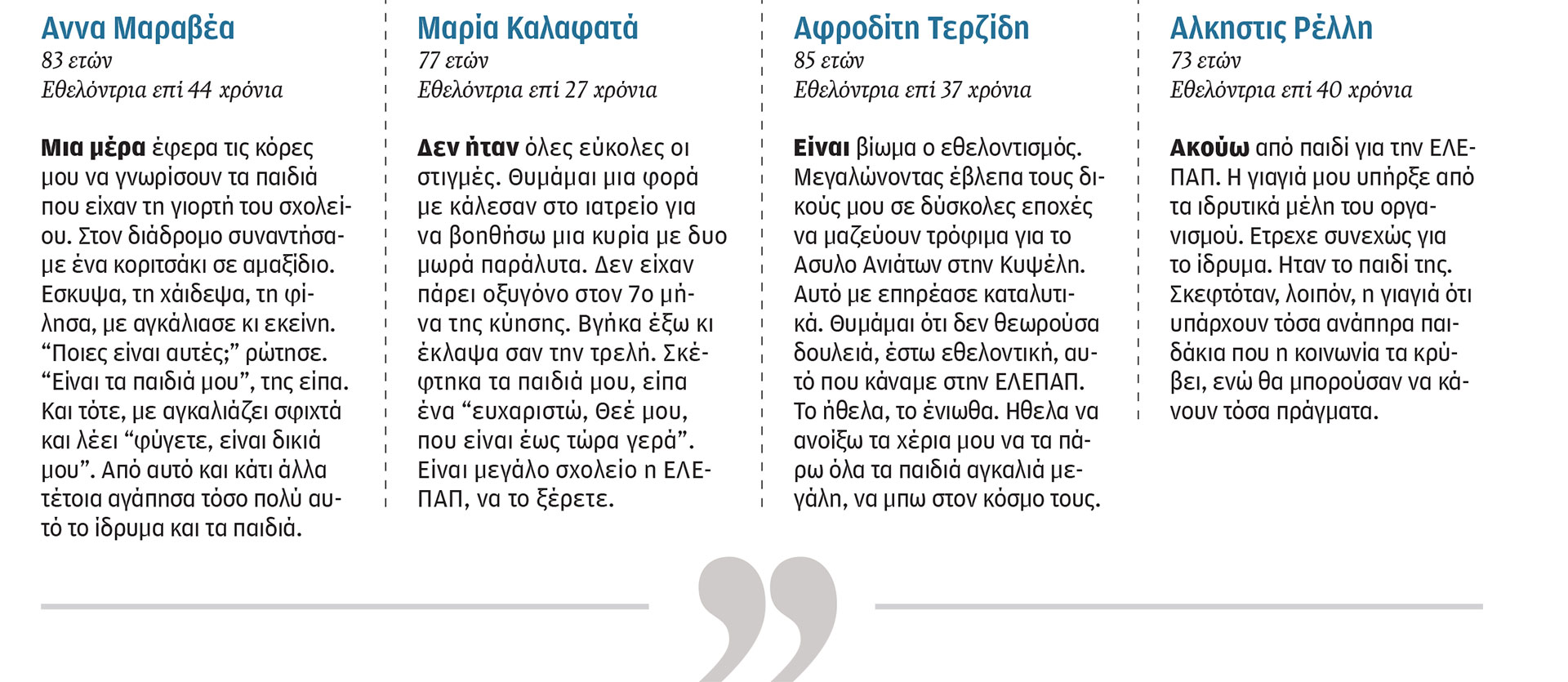 ΕΛΕΠΑΠ: Οι επίμονες εθελόντριες της οδού Κόνωνος-2