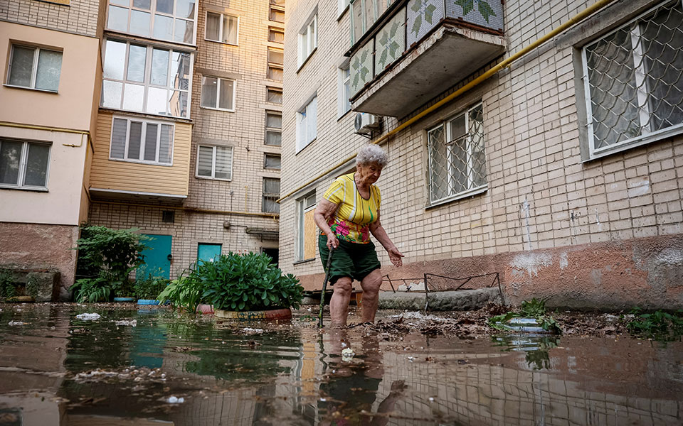 Φράγμα Καχόβκα: «Τεράστια» η κλίμακα της καταστροφής – Εως και 100 εγκλωβισμένοι, λέει η ρωσική πλευρά-3