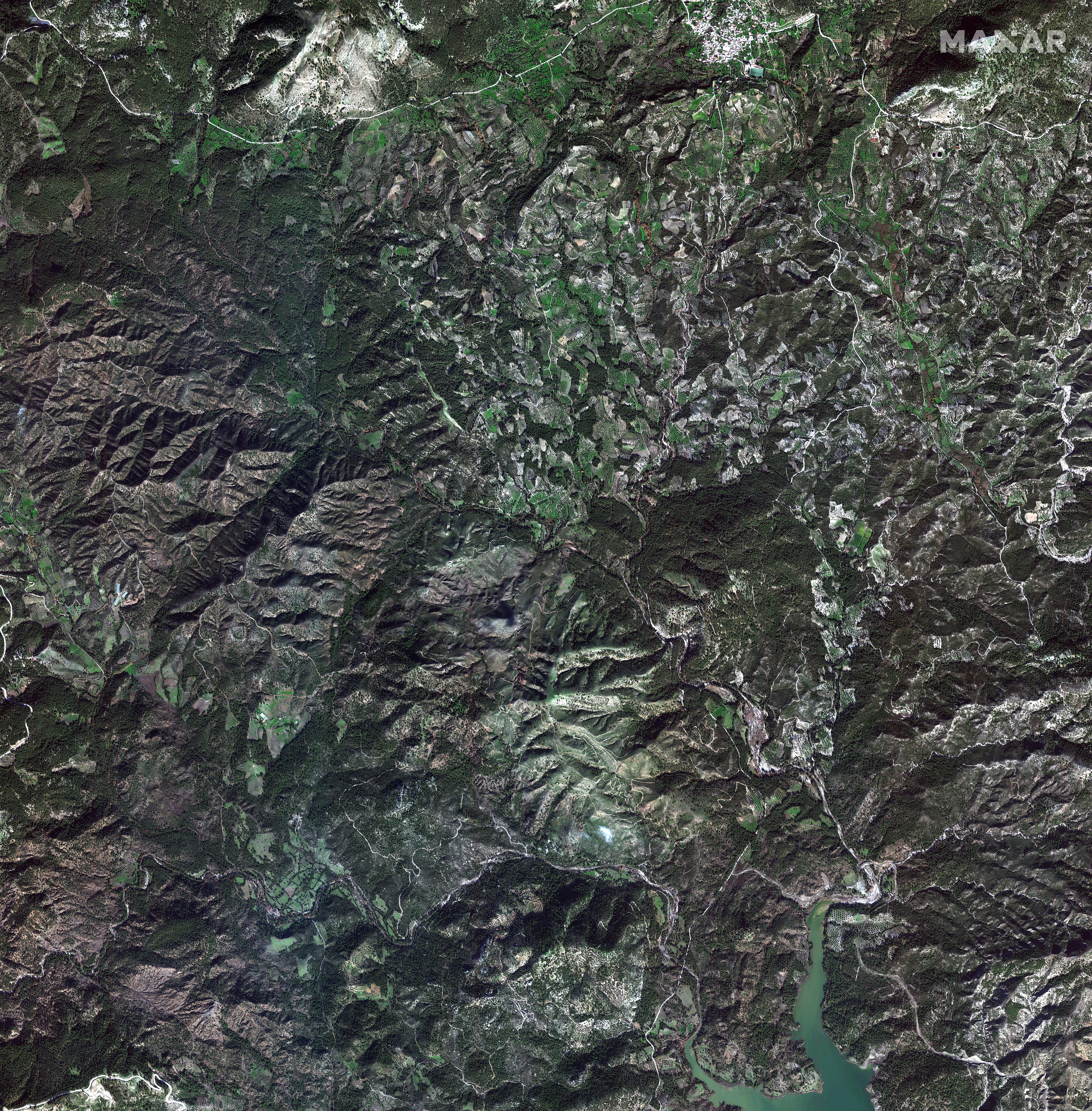 Φωτιές στη Ρόδο: Δορυφορικές φωτογραφίες αποτυπώνουν το μέγεθος της καταστροφής-2