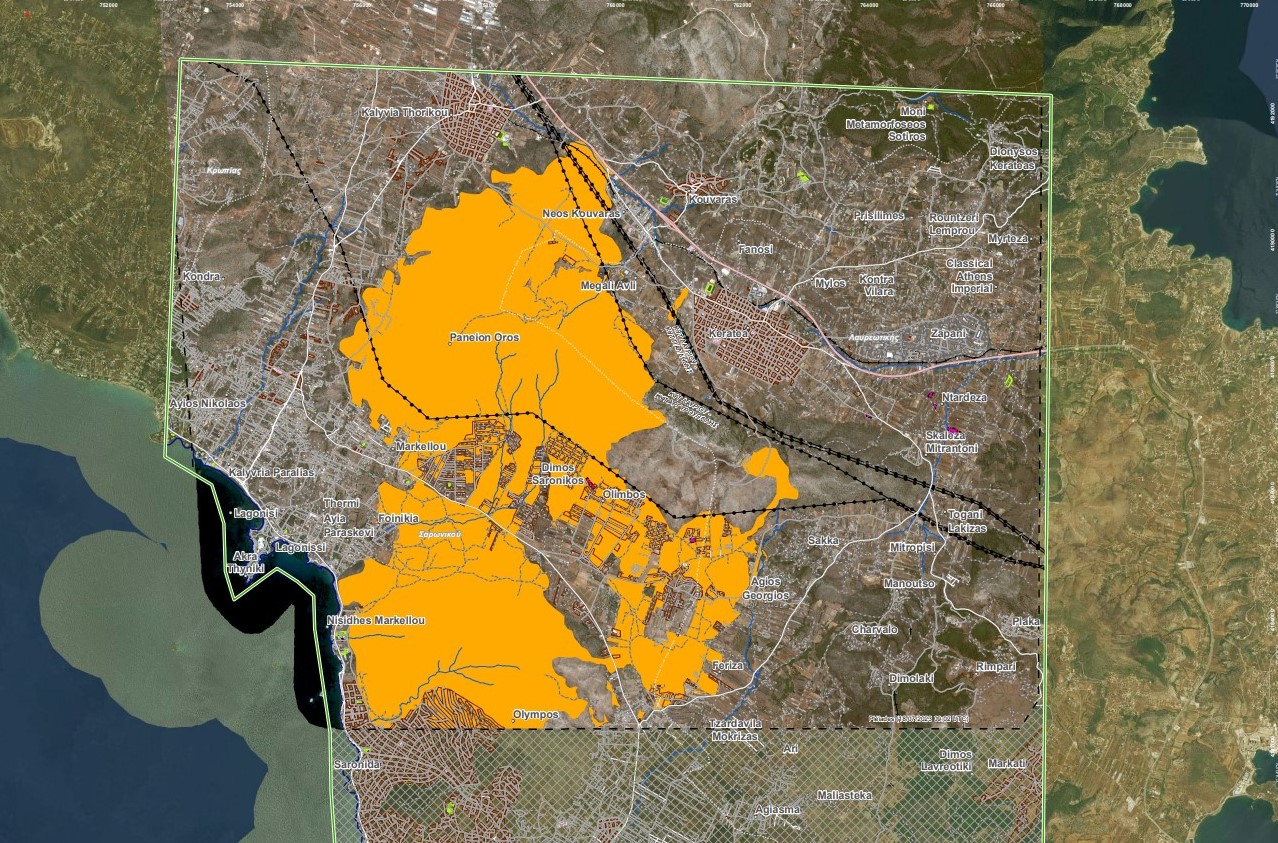 Copernicus: Εγιναν στάχτη 35.000 στρέμματα  στην Ανατολική Αττική-1