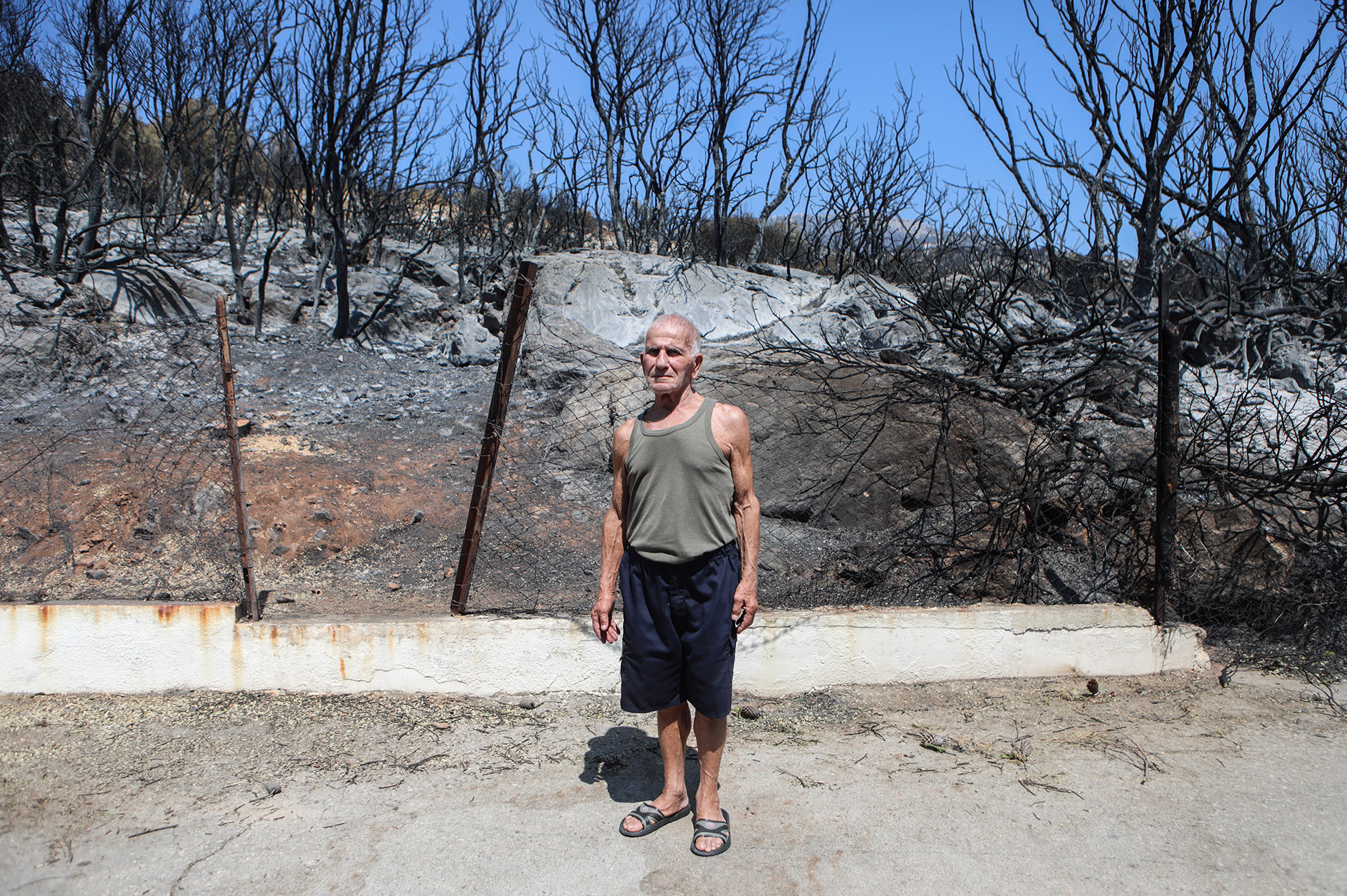 Οδοιπορικό της «Κ» στην Πάρνηθα: Πόνος για την καταστροφή αλλά και πίστη για μια νέα αρχή-16