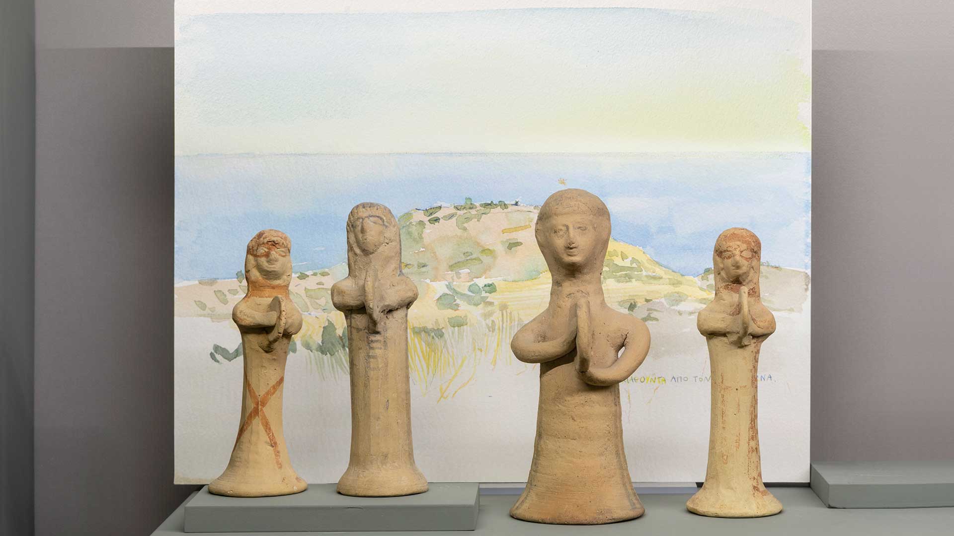 Κύπρος: Οι υδατογραφίες της Κατερίνας Ατταλίδου στολίζουν το Κυπριακό Μουσείο-5