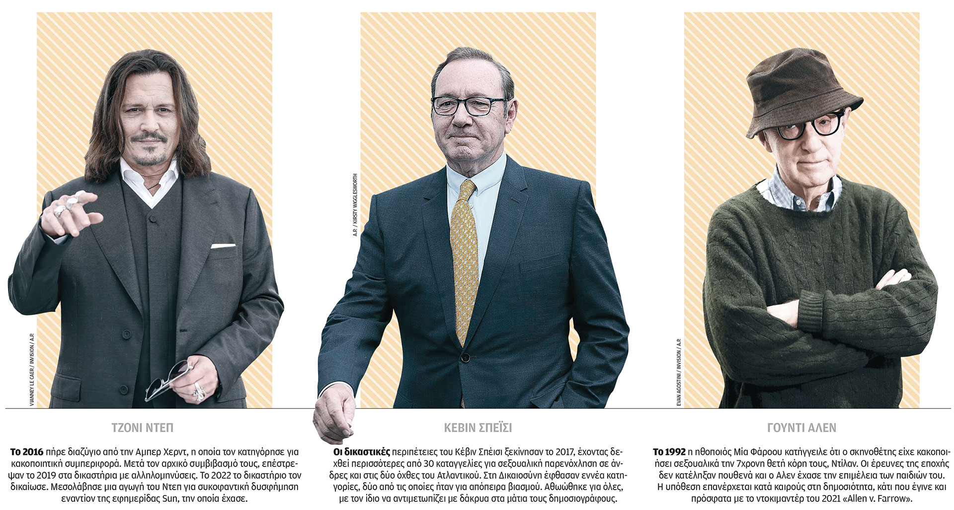 Τζόνι Ντεπ, Κέβιν Σπέισι, Γούντι Αλεν: Η ευρωπαϊκή κολυμβήθρα των «ασώτων»-1