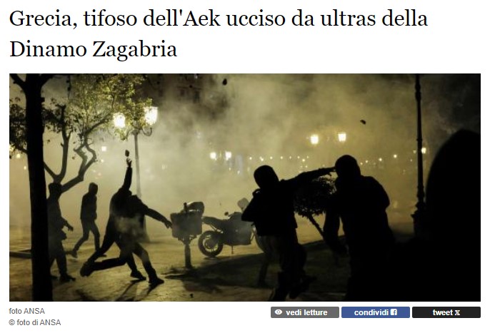 Νέα Φιλαδέλφεια: Η επίθεση των χούλιγκαν από την Κροατία στα διεθνή ΜΜΕ-2