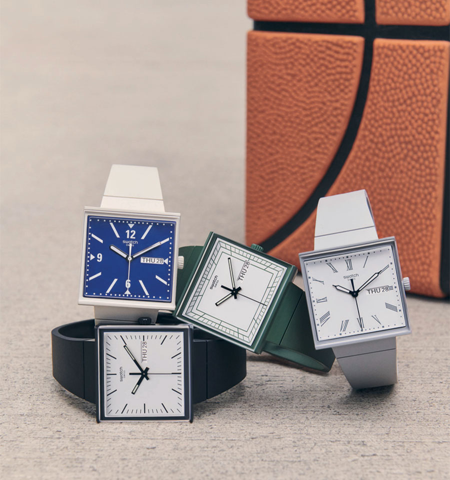 Ο χρόνος έγινε τετράγωνος από την Swatch-3