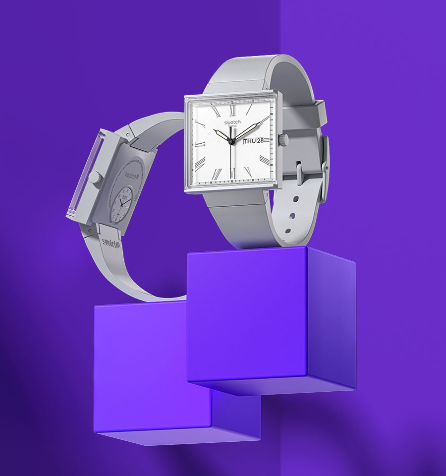 Ο χρόνος έγινε τετράγωνος από την Swatch-6