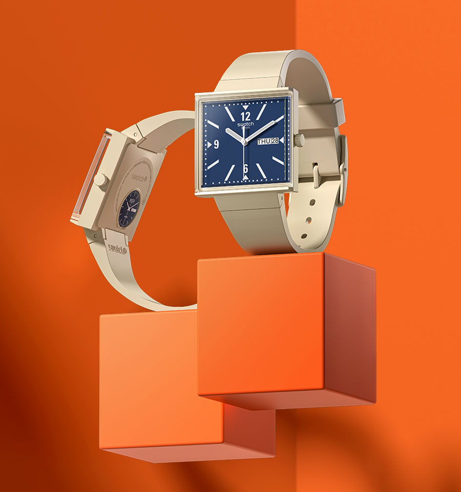 Ο χρόνος έγινε τετράγωνος από την Swatch-7