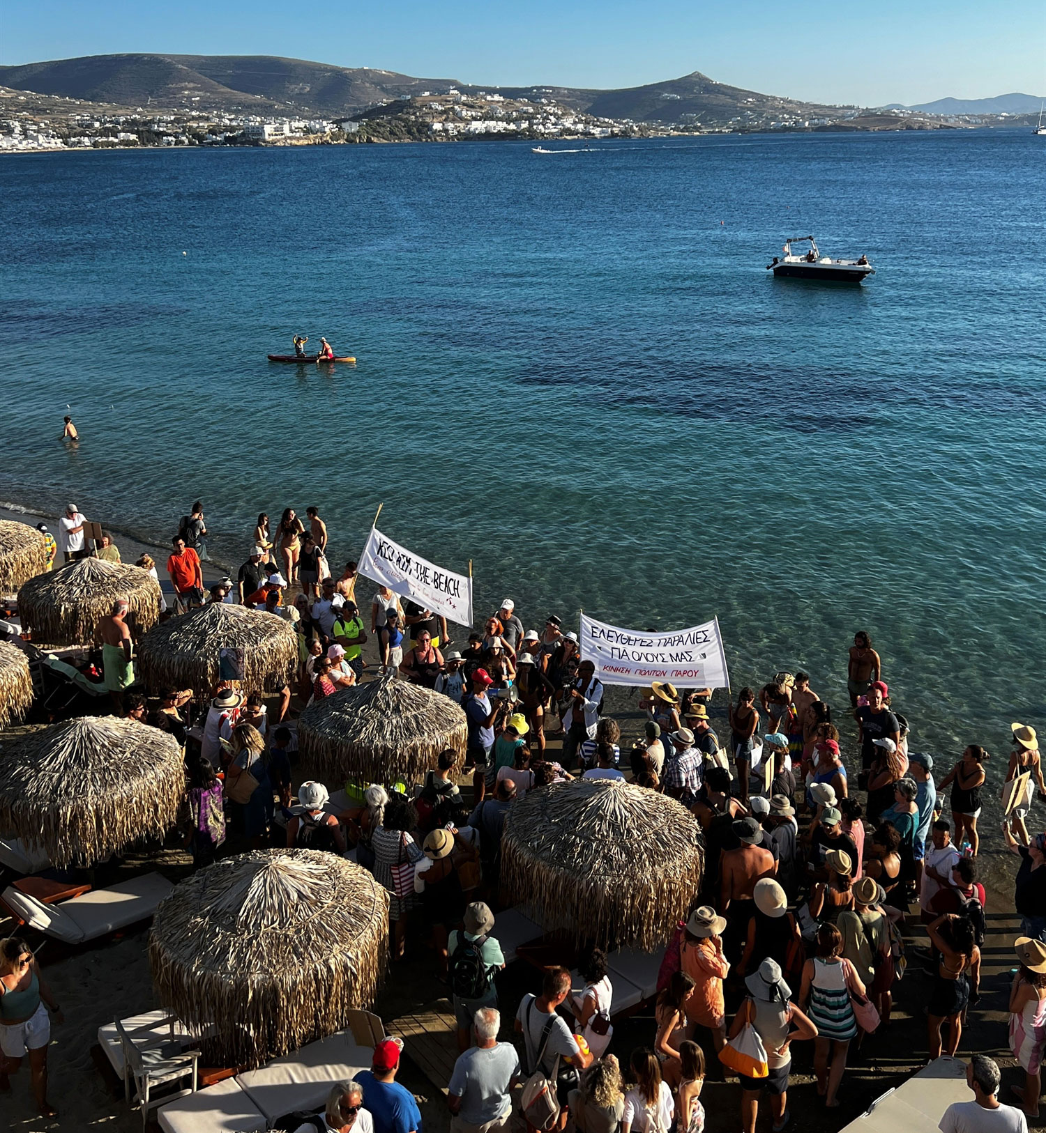 Φουντώνει το «κίνημα της πετσέτας» στα νησιά-2