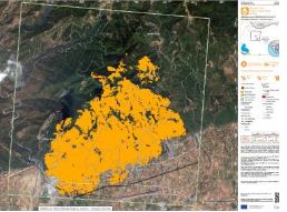 Copernicus: Το χρονικό της φωτιάς στη Ροδόπη μέσα από δορυφορικές εικόνες-5