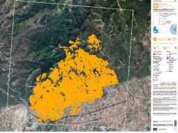 Copernicus: Το χρονικό της φωτιάς στη Ροδόπη μέσα από δορυφορικές εικόνες-6