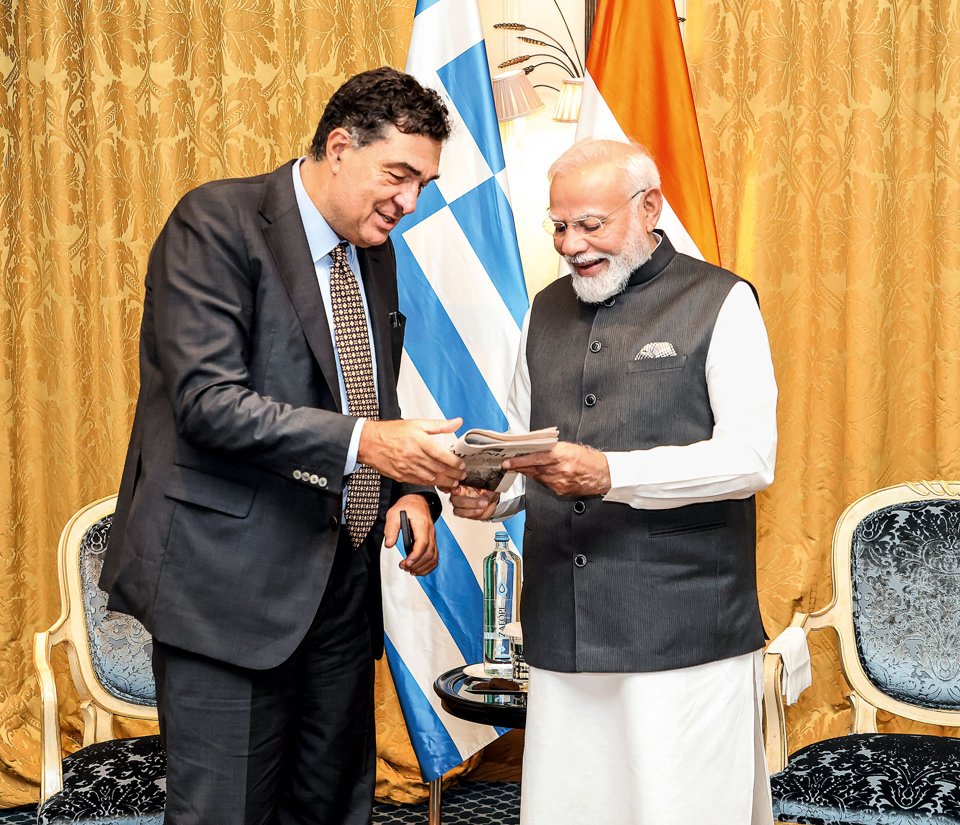 Ναρέντρα Μόντι στην «Κ»: Να φτιάξουμε αλυσίδες με τις ελληνικές επιχειρήσεις-1