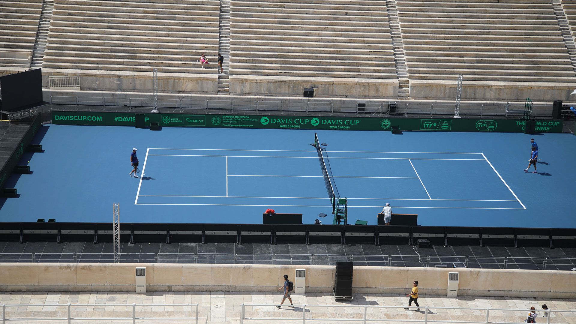 Το Καλλιμάρμαρο «μεταμορφώθηκε» σε γήπεδο τένις-1