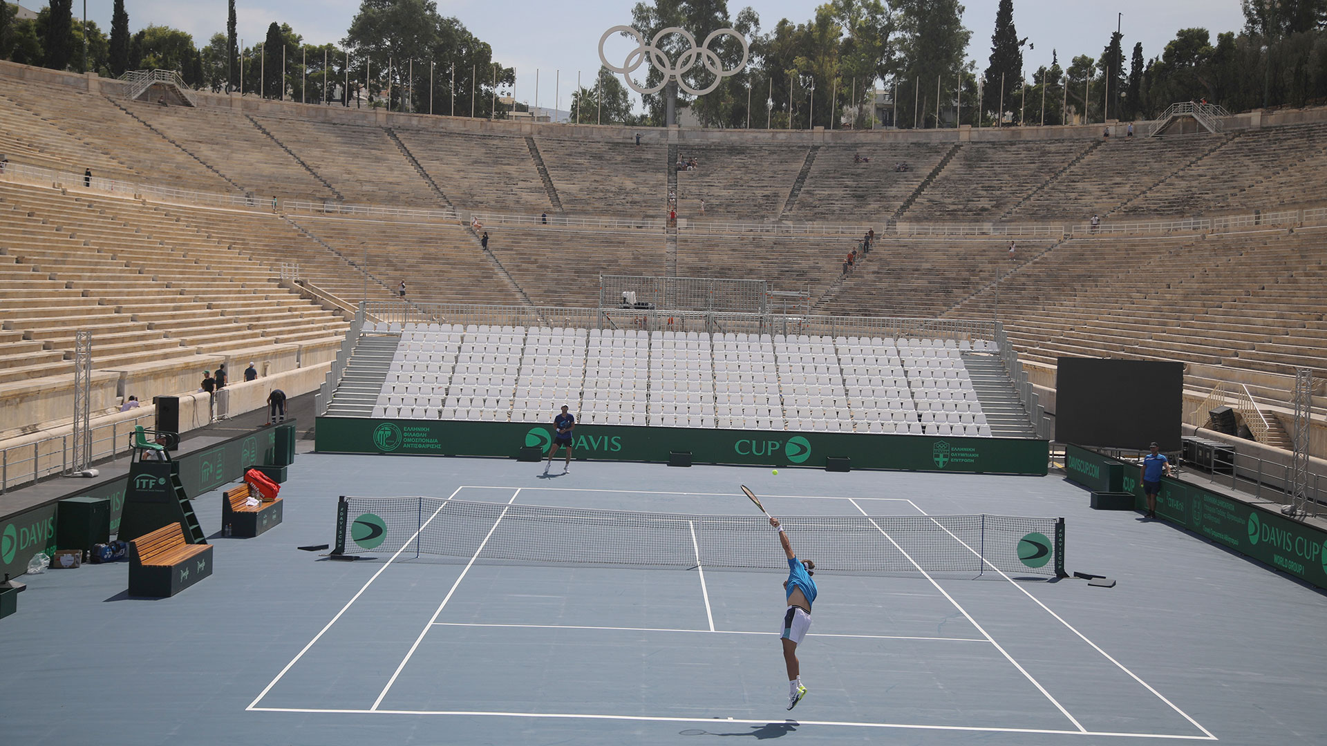 Το Καλλιμάρμαρο «μεταμορφώθηκε» σε γήπεδο τένις-2