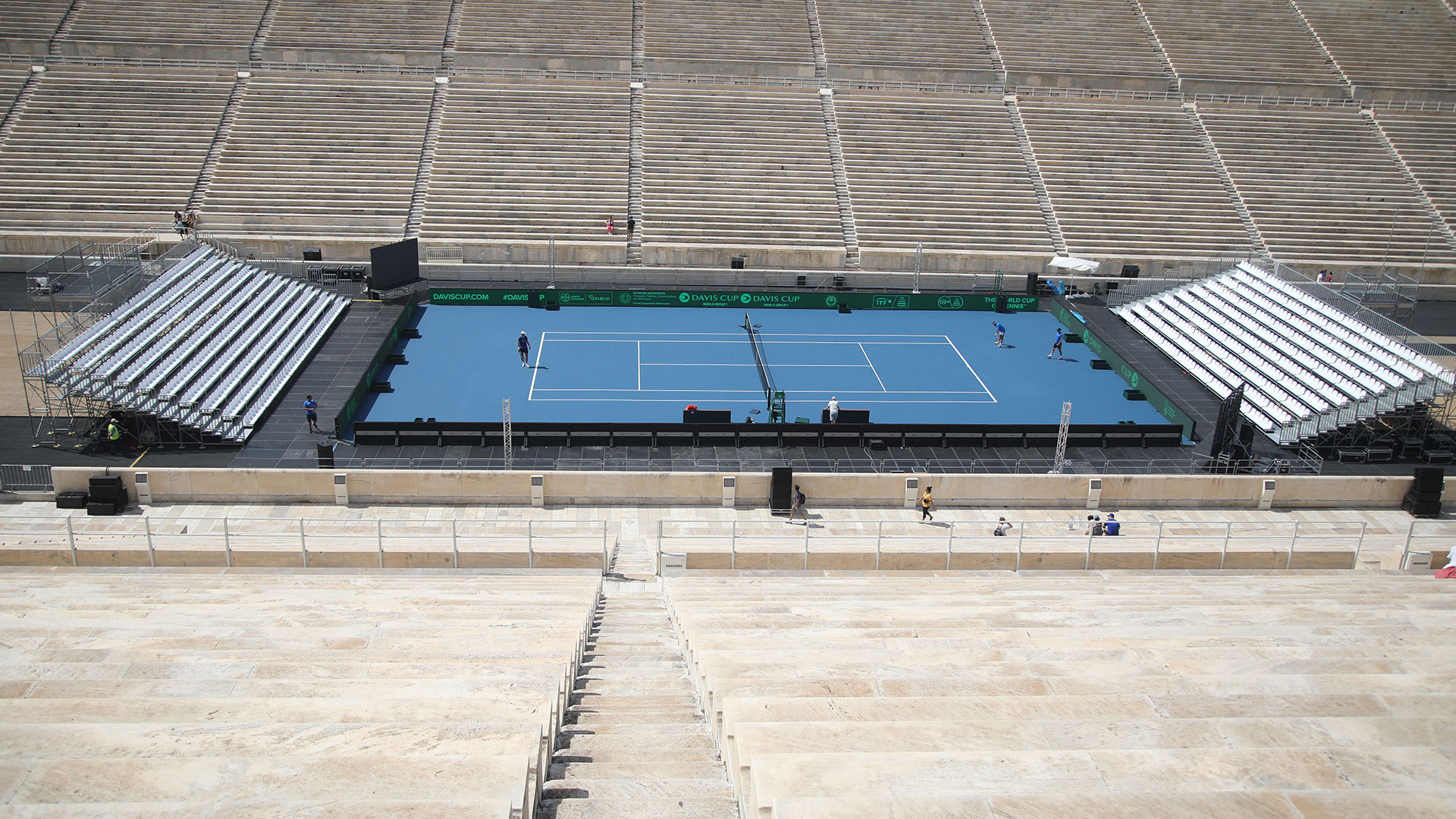 Το Καλλιμάρμαρο «μεταμορφώθηκε» σε γήπεδο τένις-4