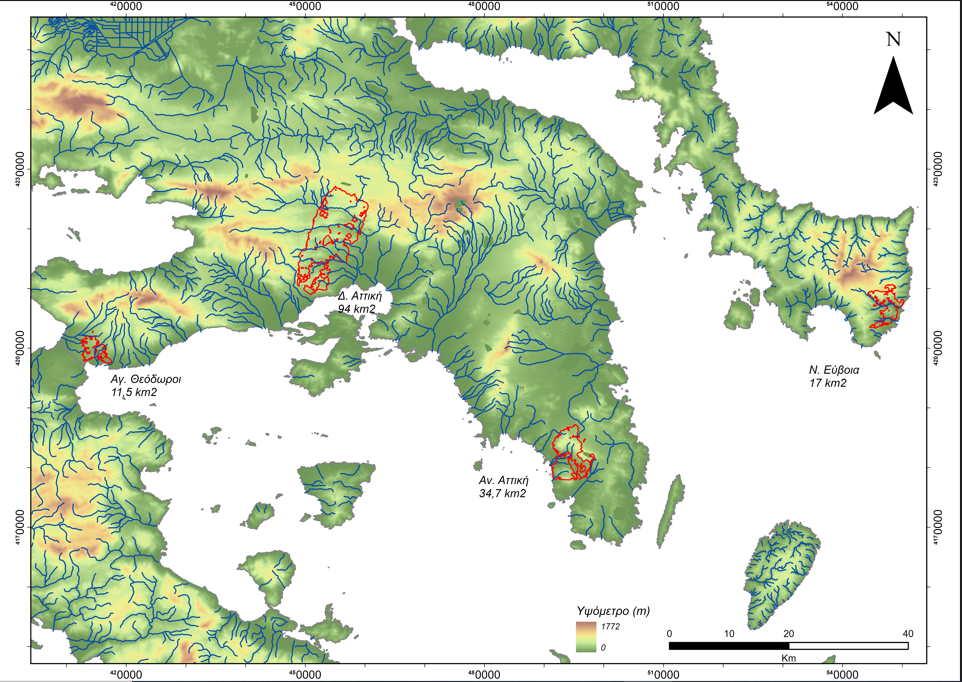 Μετά τις φωτιές: Ποιες περιοχές σε Αττική, Ρόδο και Εβρο είναι ευάλωτες σε πλημμυρικά φαινόμενα-2