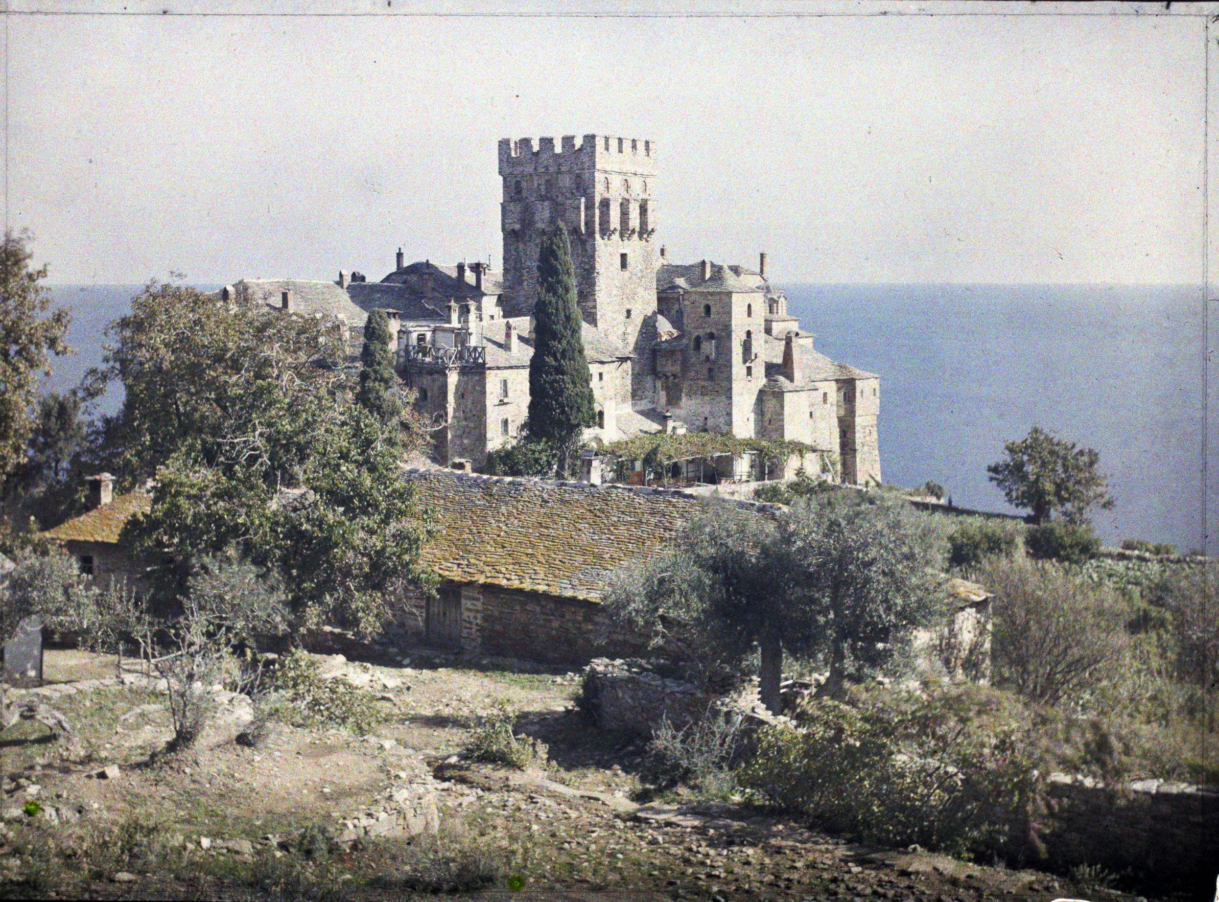 Ο αυτοχρωμικός Αθως του Albert Kahn-11