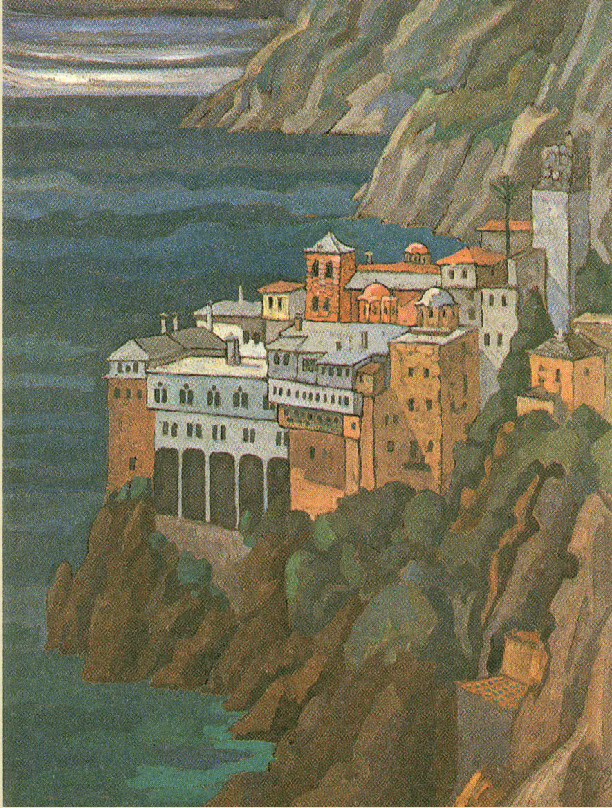 Ελληνες και ξένοι ζωγράφοι που εμπνεύστηκαν από το Αγιο Ορος-14