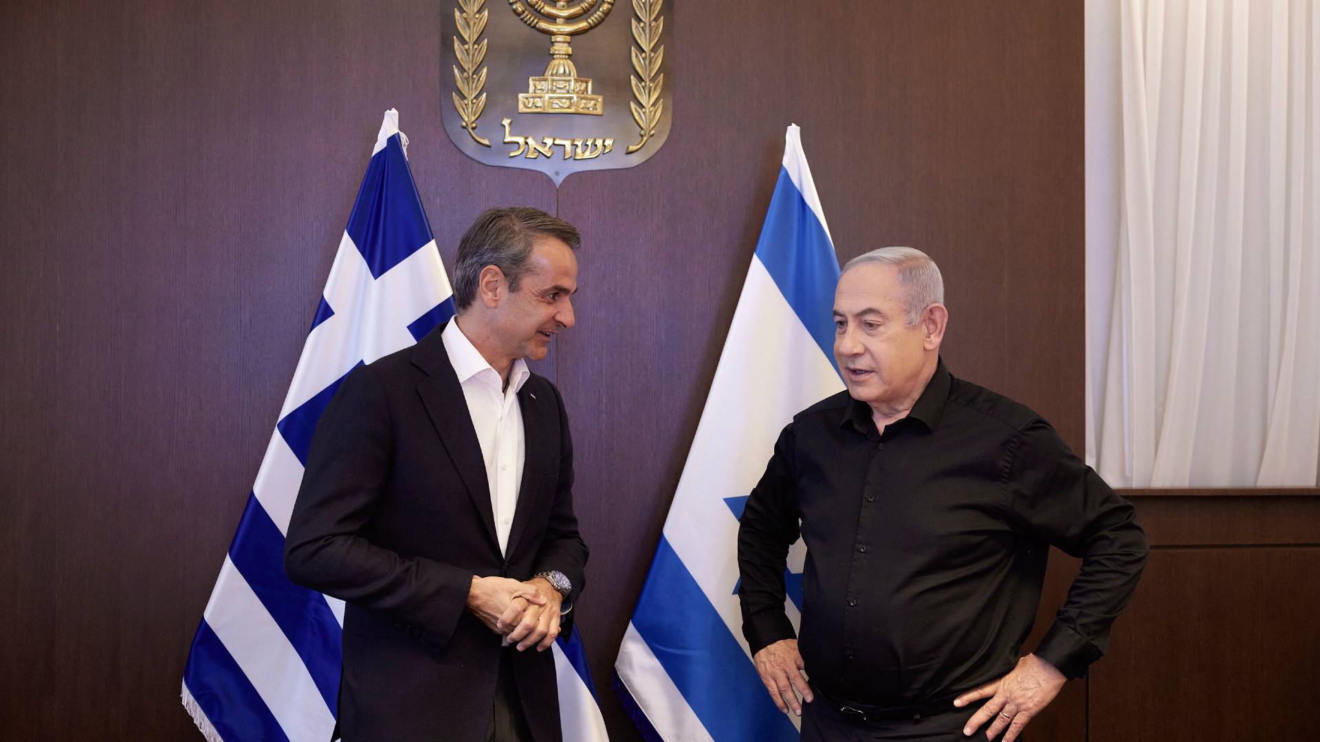 Στο Ισραήλ ο Μητσοτάκης – Συνάντηση με Νετανιάχου-1