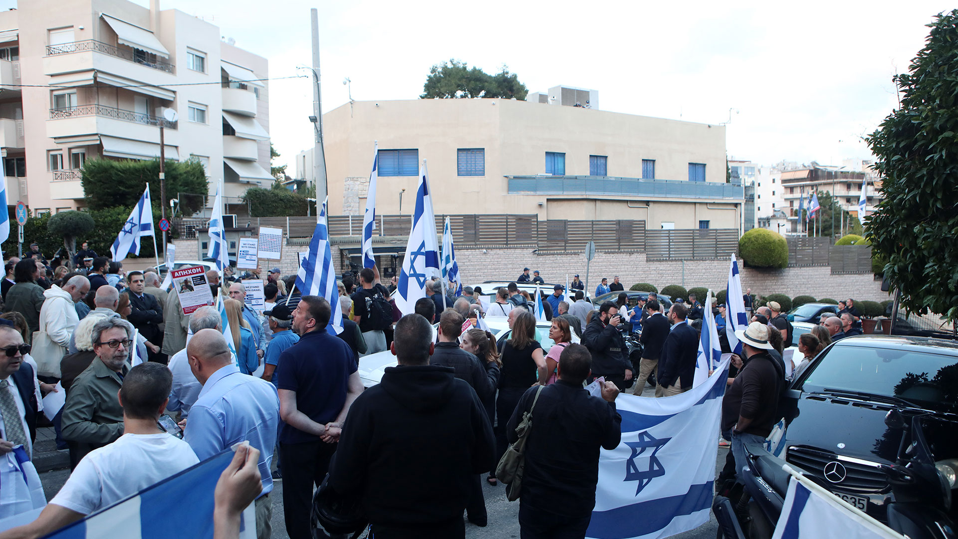 Πορεία υπέρ της Παλαιστίνης – Πρόβλήματα στην κυκλοφορία-6