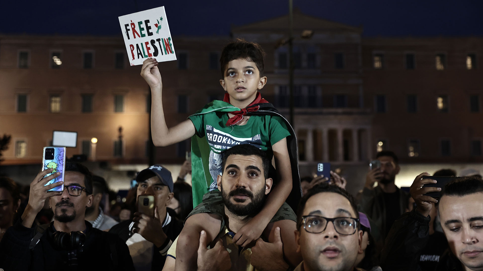 Πορεία υπέρ της Παλαιστίνης – Πρόβλήματα στην κυκλοφορία-5