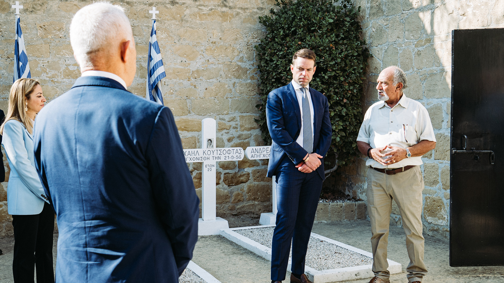 Κασσελάκης: Συνάντηση με τον Ν. Χριστοδουλίδη – Κατέθεσε στεφάνι στον Τύμβο της Μακεδονίτισσας και στα Φυλακισμένα Μνήματα-1