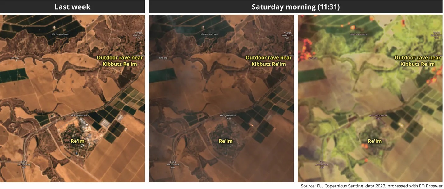 O δορυφόρος του Copernicus κατέγραψε τις επιθέσεις της Χαμάς-4