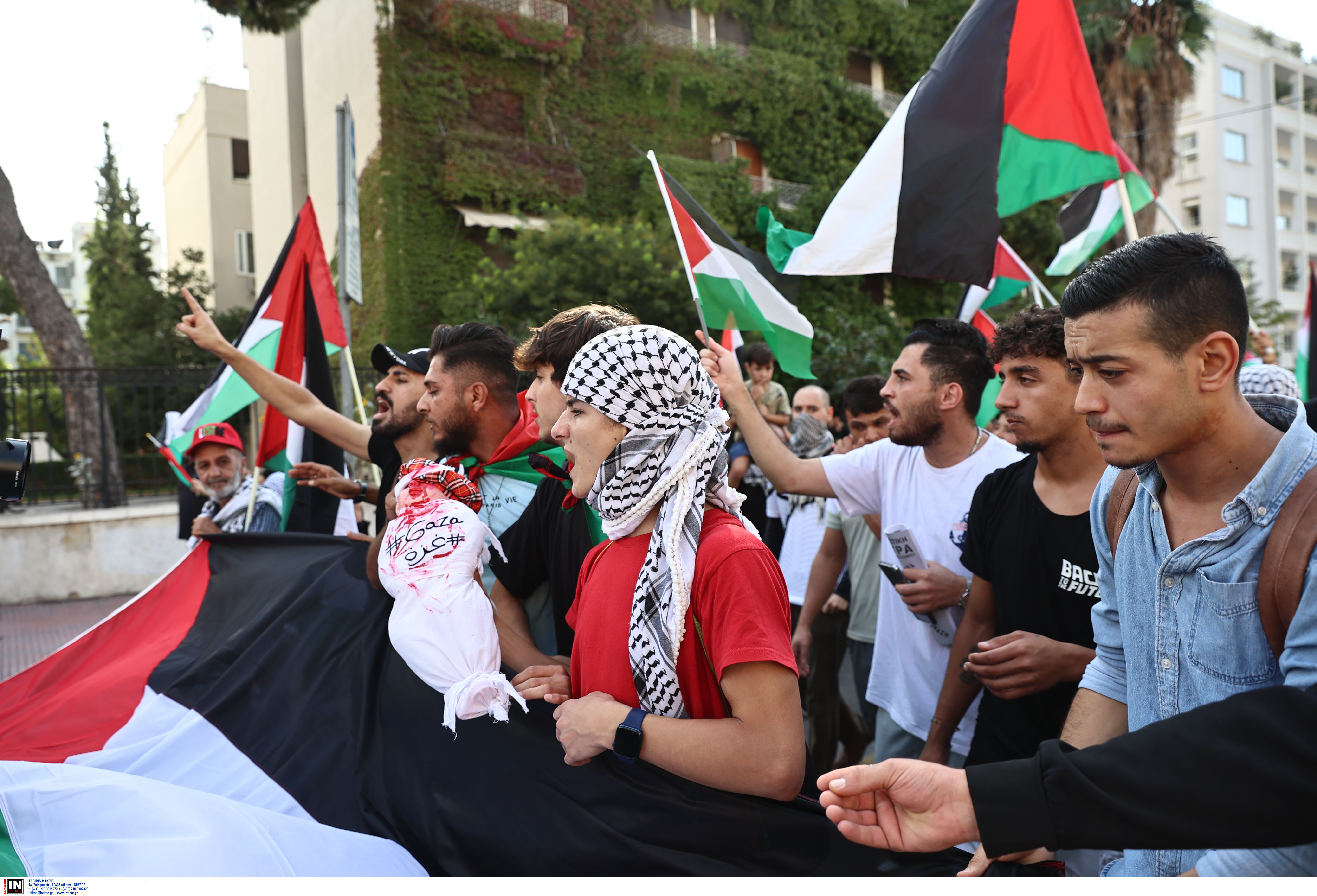 Μεγάλο συλλαλητήριο και πορεία στην πρεσβεία του Ισραήλ στην Αθήνα-2