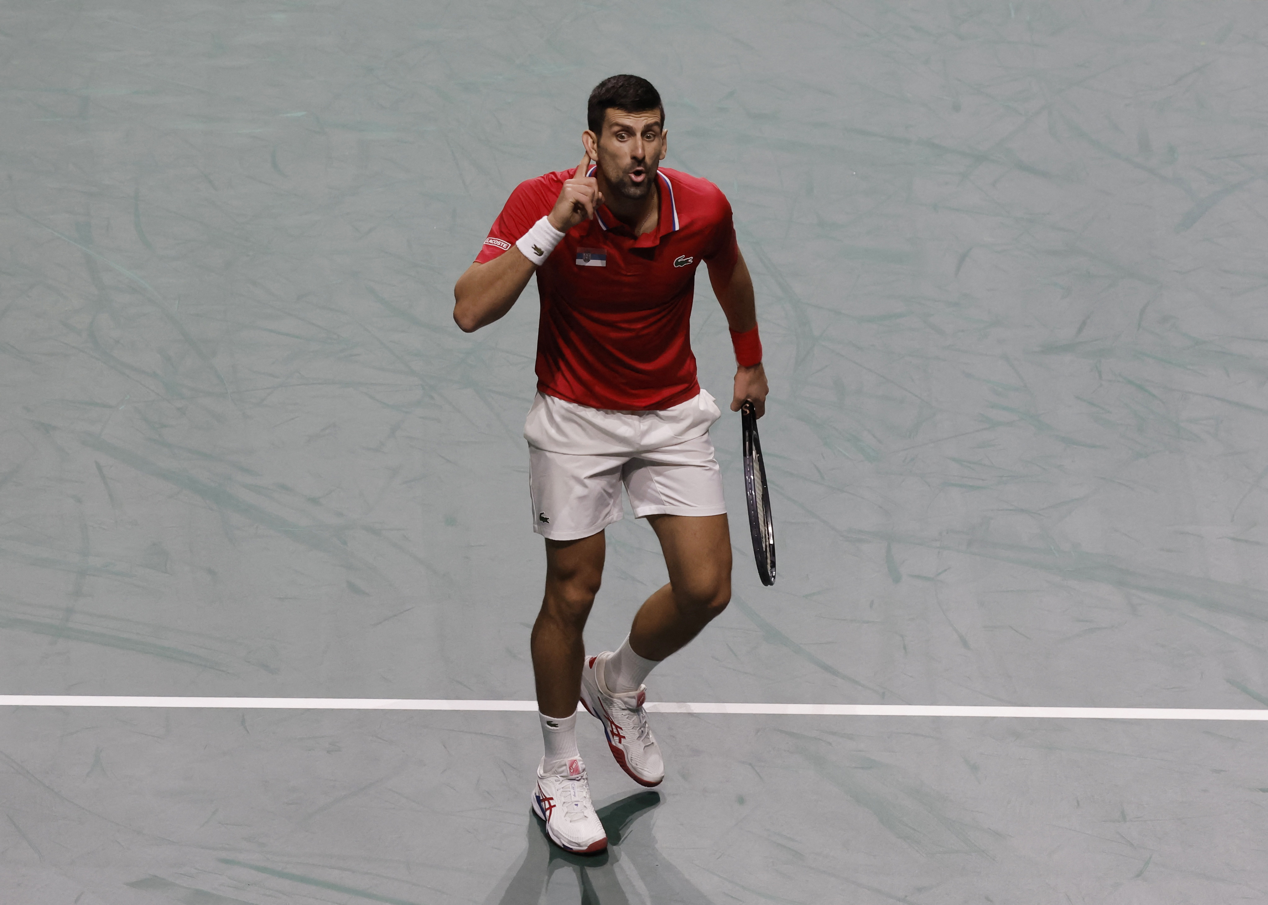 Davis Cup: Ενταση μεταξύ Τζόκοβιτς και Βρετανών φιλάθλων – «Μάθετε να φέρεστε»-1