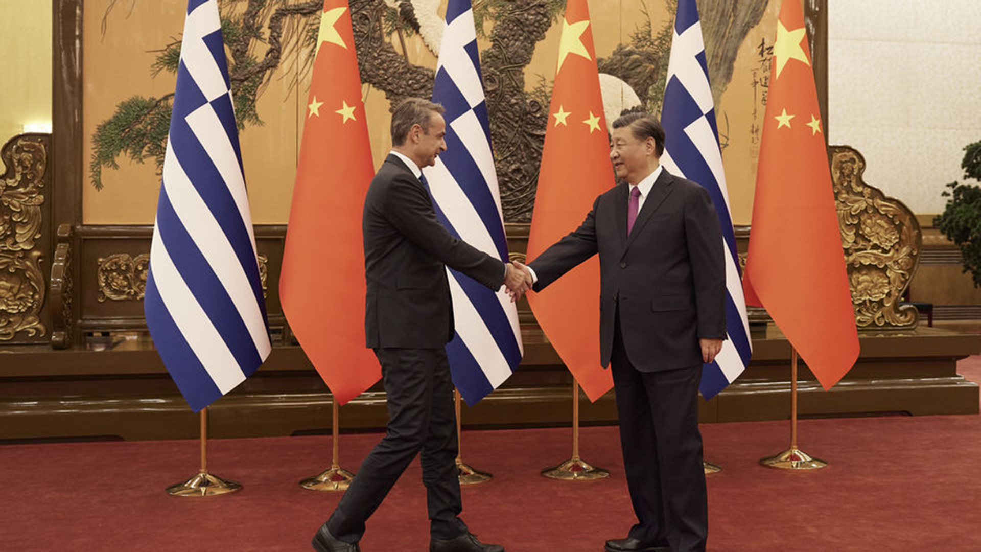 Μητσοτάκης σε Σι Τζινπίνγκ: «Η Ελλάδα γέφυρα μεταξύ Κίνας και Ε.Ε.»-1