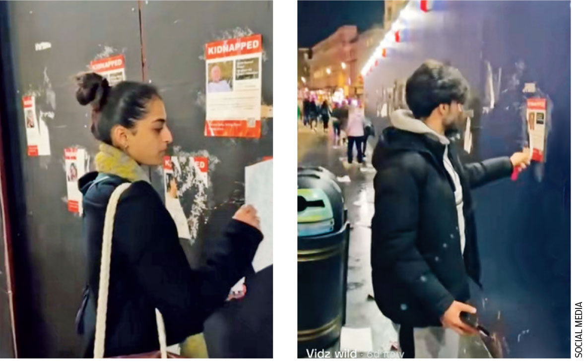 Μεσανατολικό: «Πόλεμος» για τα πόστερ των ομήρων-1