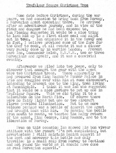 Πώς ο «πατέρας» του Τζέιμς Μποντ έφερε το χριστουγεννιάτικο δέντρο στην Τραφάλγκαρ-2