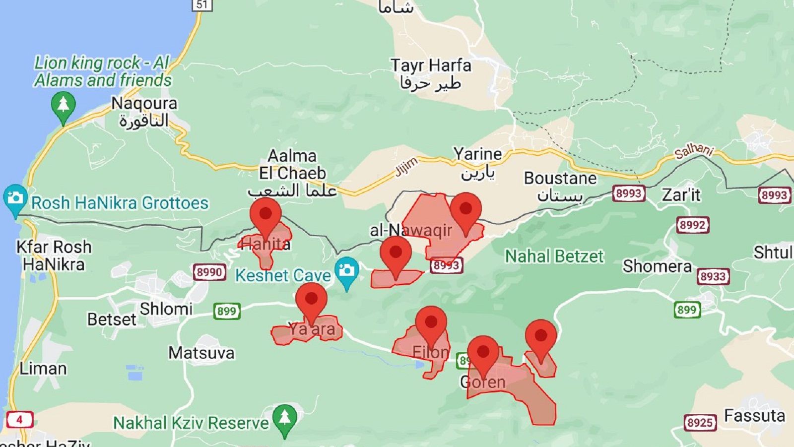 Λίβανος: Οβίδες στο βόρειο Ισραήλ με αντίποινα από τον ισραηλινό στρατό-1