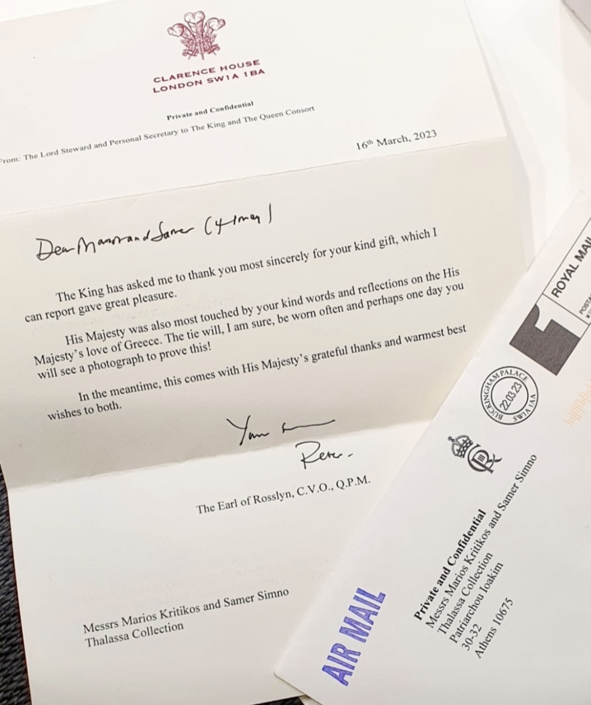 Βασιλιάς Κάρολος: Η ιστορία πίσω από τις ελληνικές γραβάτες-1