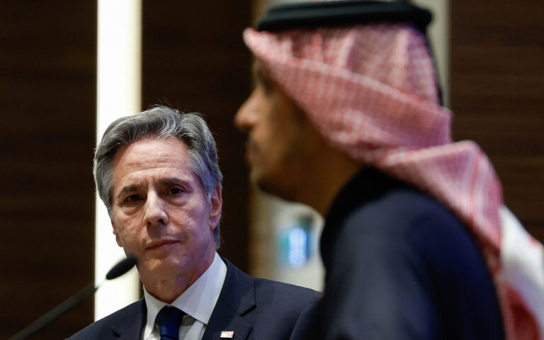 Μπλίνκεν: Εστειλε, από το Κατάρ, μηνύματα προς την πλευρά του Νετανιάχου