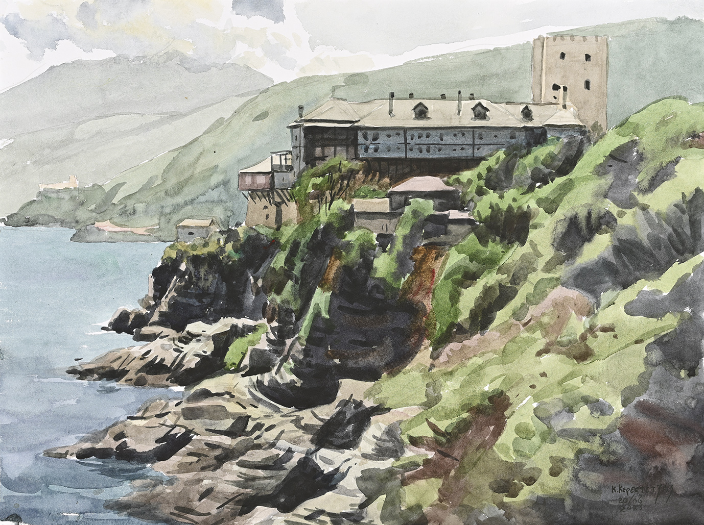 Ενα σπίτι γεμάτο ζωγραφική και φως-2