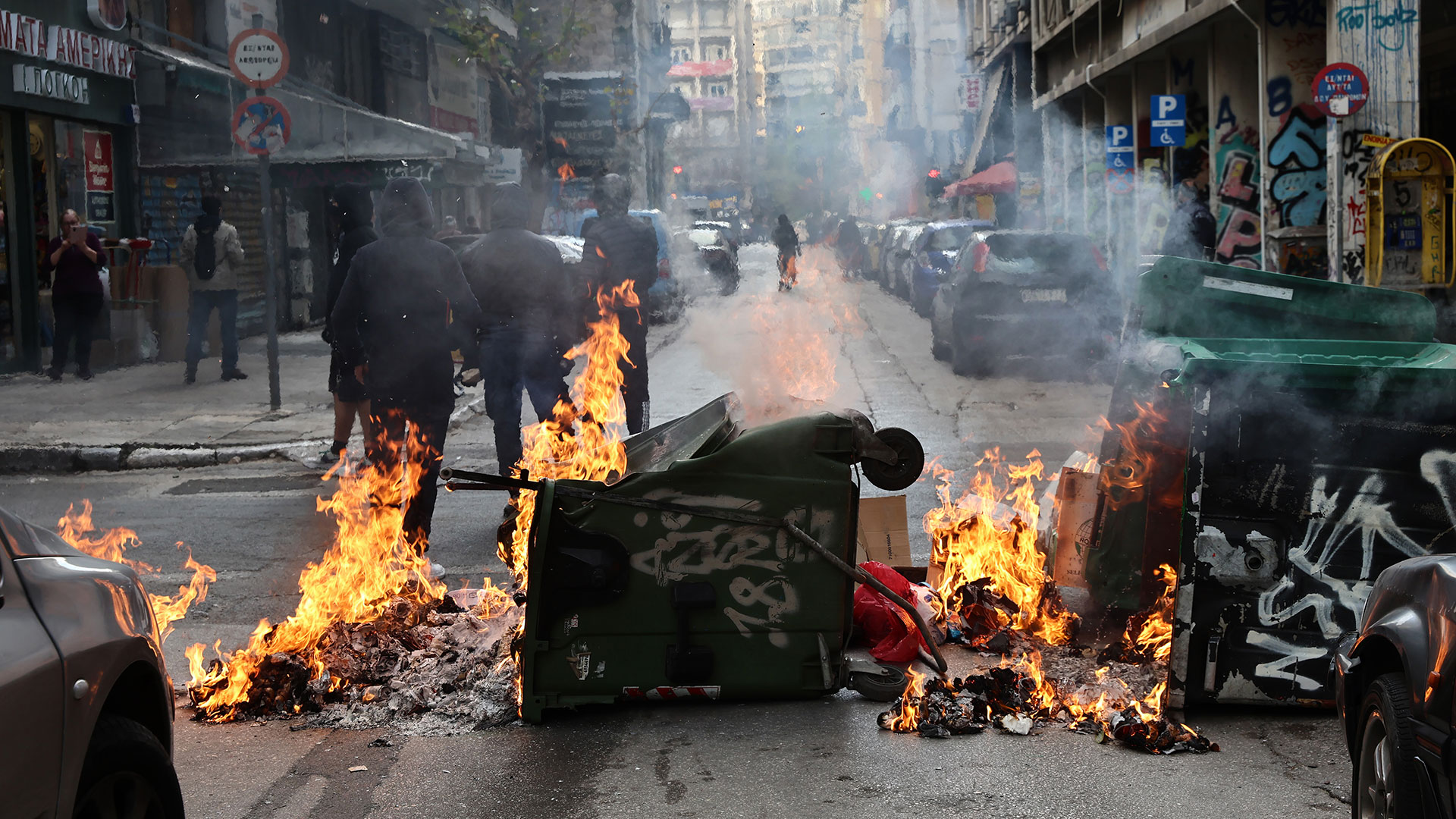 Επεισόδια στη Στουρνάρη μετά το πανεκπαιδευτικό συλλαλητήριο-1