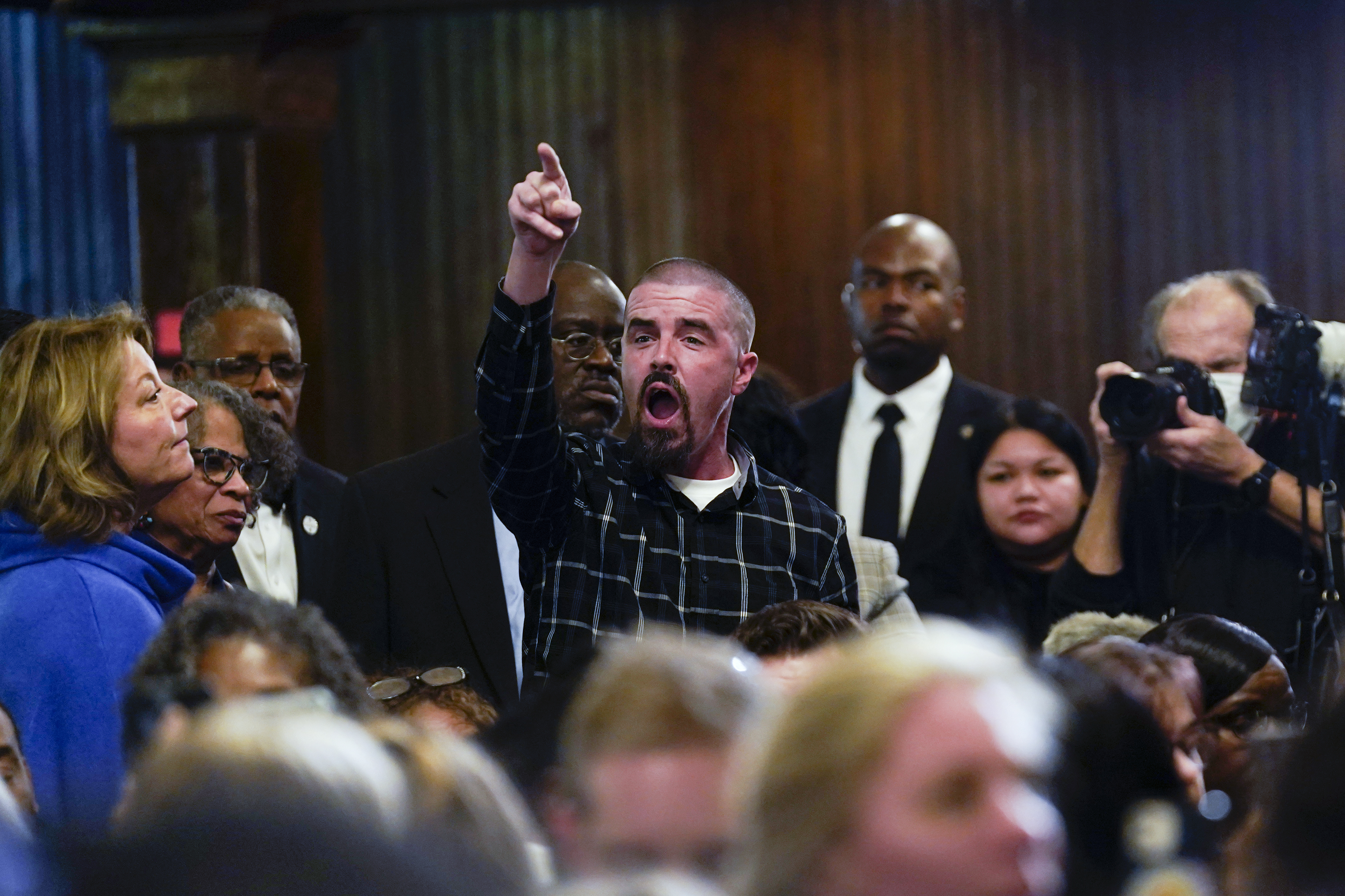 Διαδηλωτές για τη Γάζα διέκοψαν ομιλία του Μπάιντεν – «Εκεχειρία τώρα»-2