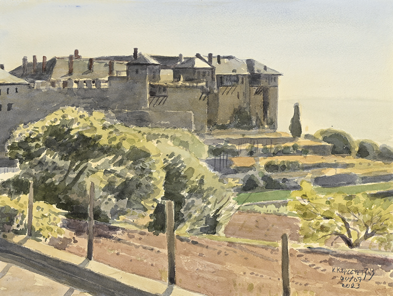 Ενα σπίτι γεμάτο ζωγραφική και φως-3