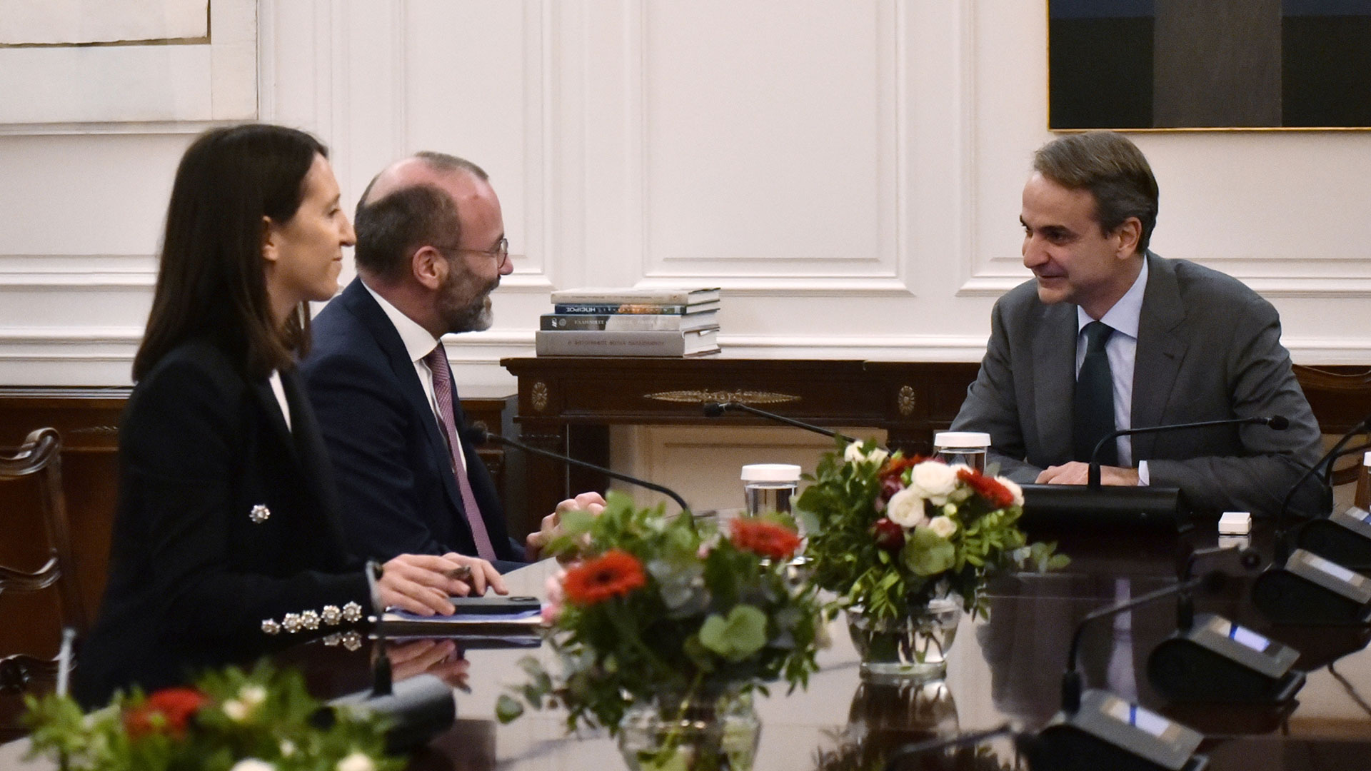 Συνάντηση Κυρ. Μητσοτάκη με τον πρόεδρο του ΕΛΚ-1