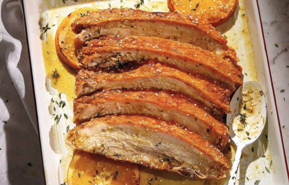 πανσέτα-γλασαρισμένη-με-μέλι-μουστάρ-562901644