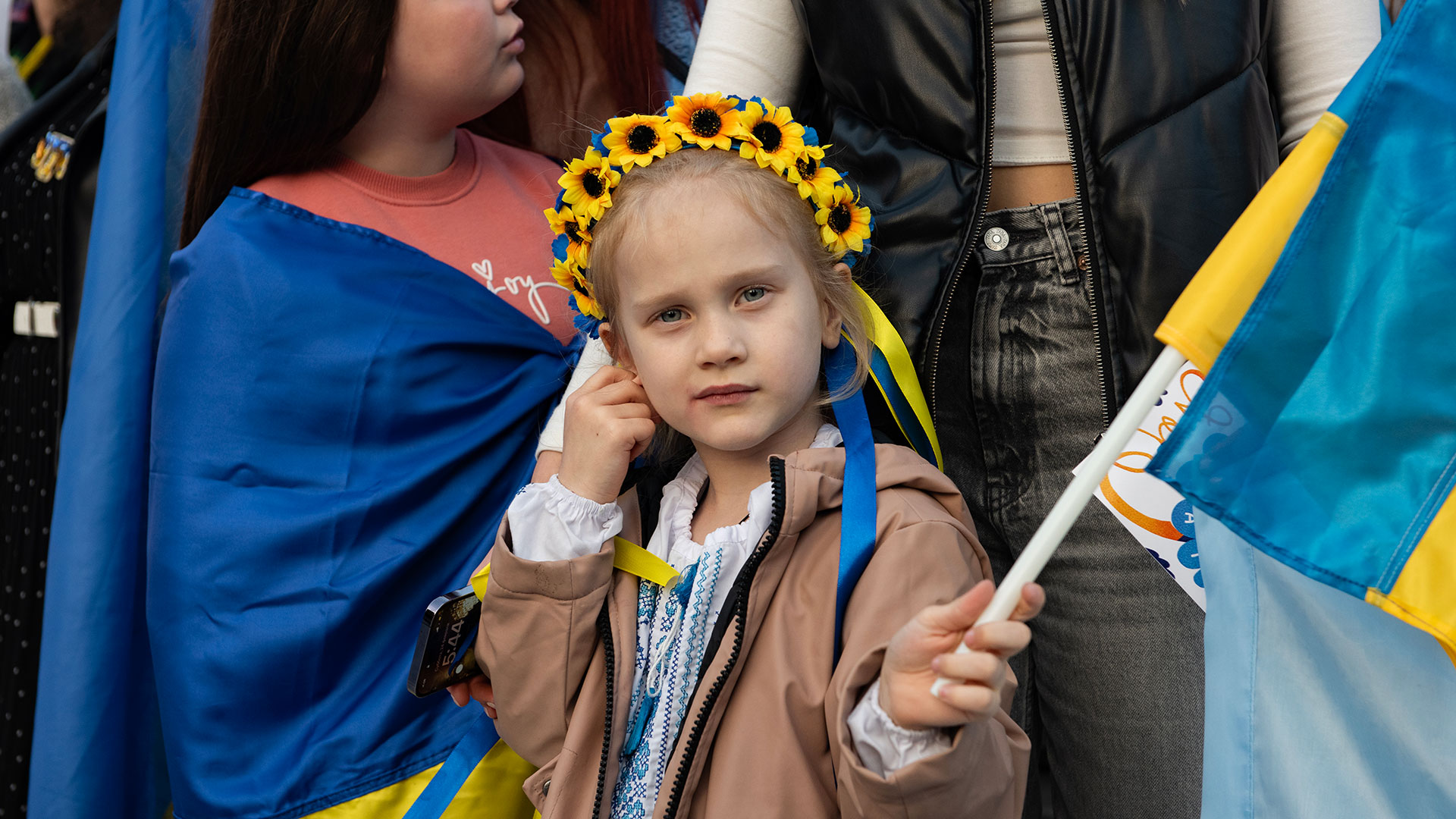 Ουκρανία: Διαδήλωση στην Αθήνα για την επέτειο της ρωσικής εισβολής-9