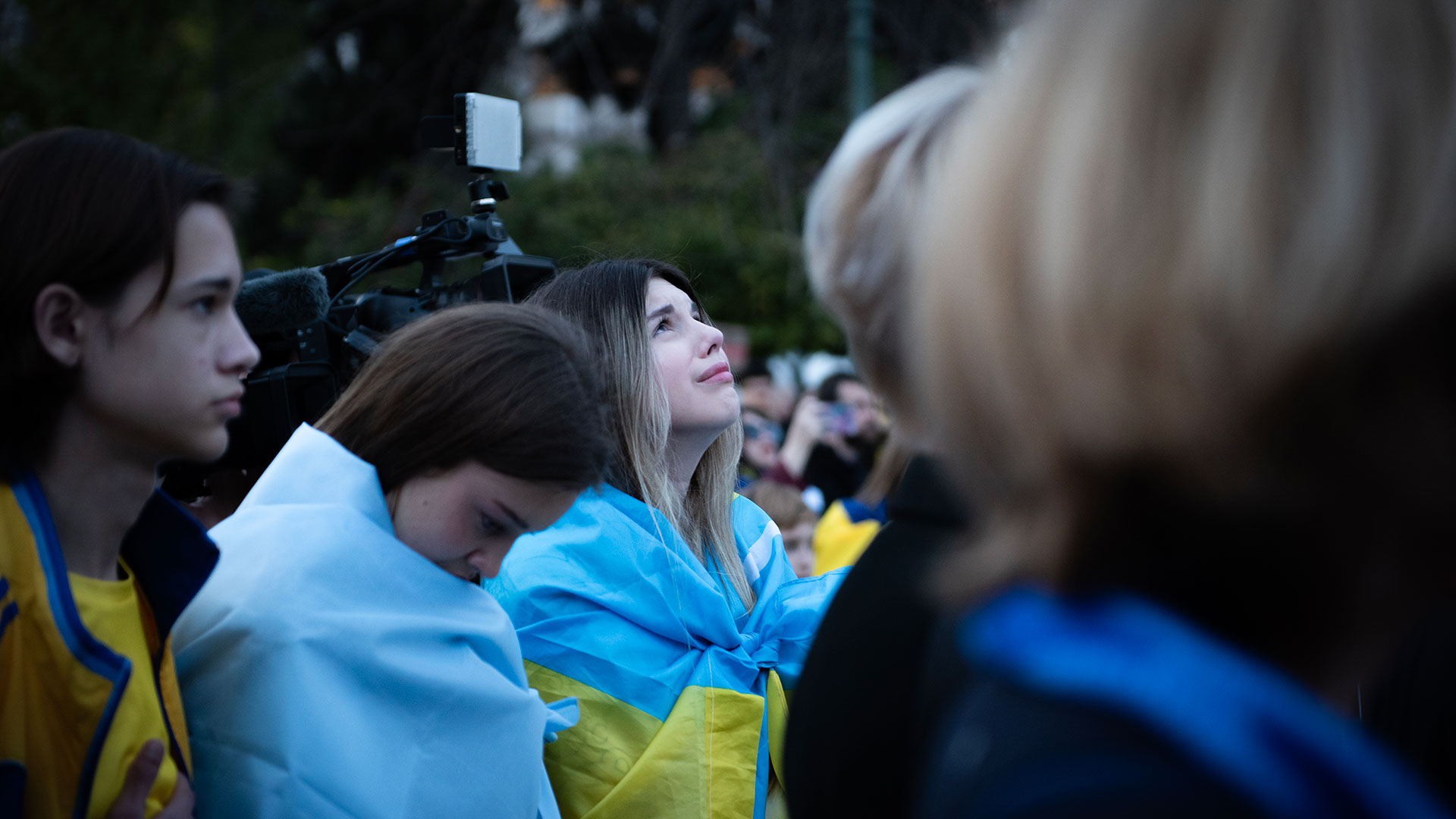Ουκρανία: Διαδήλωση στην Αθήνα για την επέτειο της ρωσικής εισβολής-11