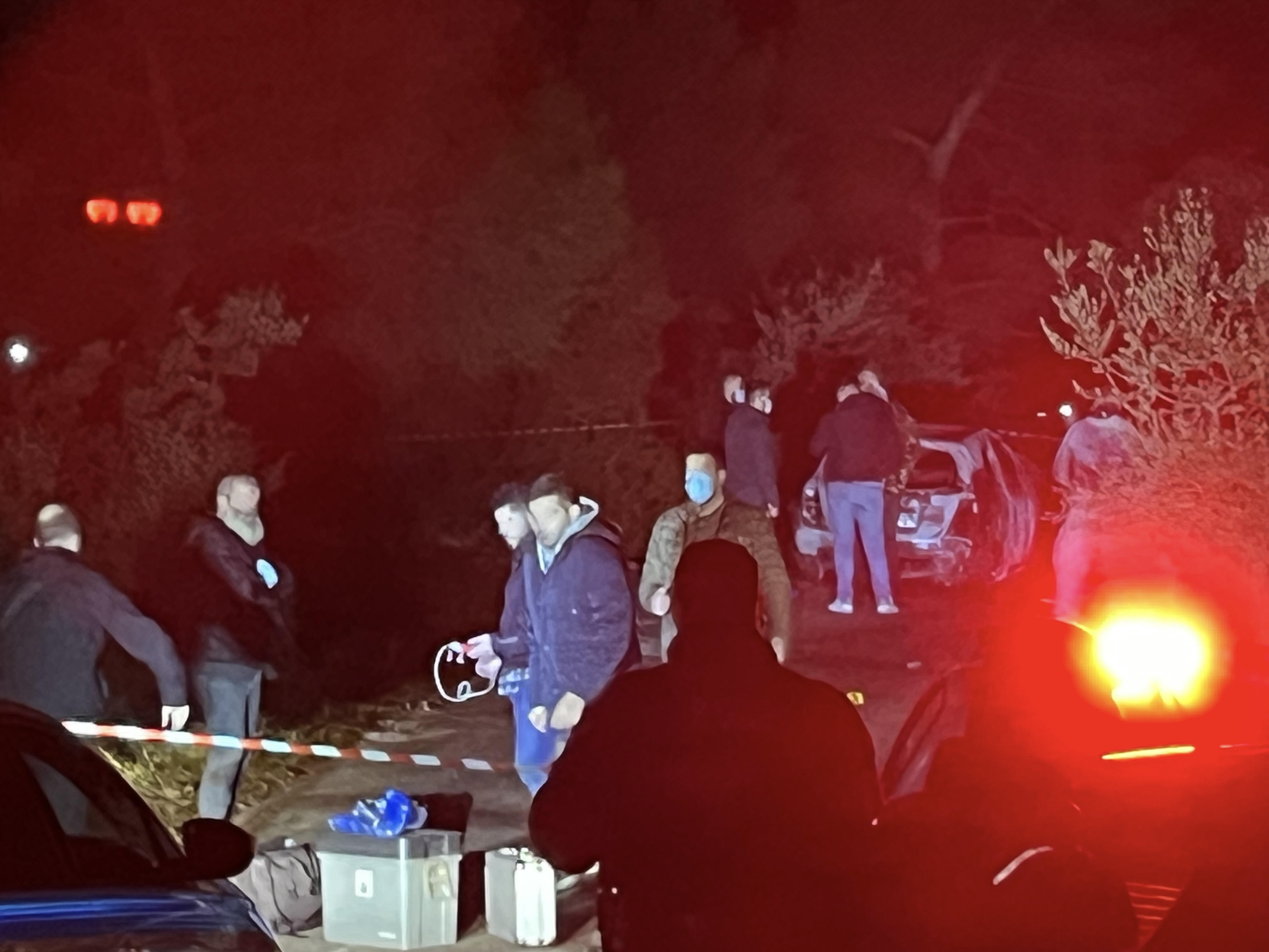 Χρήστος Γιαλιάς: Εικόνες από το σημείο της δολοφονίας στη Μάνδρα-3